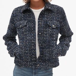 Gap Icon Tweed Denim Style Jacket